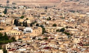 Panoramic view of Fes Medina showing the historic old city in Fes Morocco worth visiting